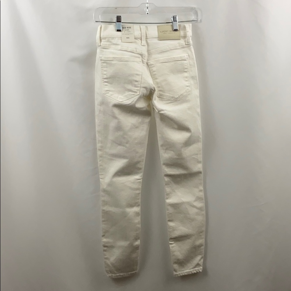 Lucky Brand AvaWhite Mid Rise Skinny 0/25 A Jeans - Picture 2 of 12